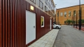 Блок-контейнер Москва на заказ в индивидуальном исполнении - декоративная обрешетка фасада