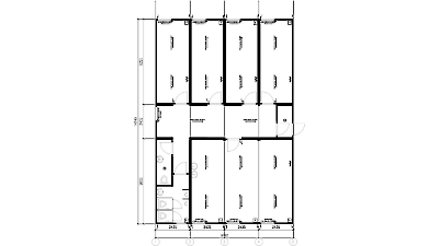 Планировка на 10 человек в 1 этаж, площадь 142 кв.м. - план 1 этажа