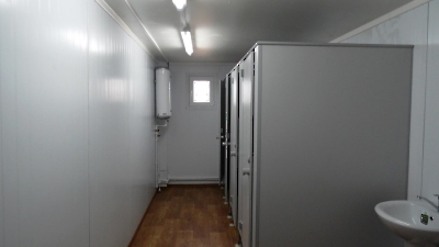 Быстровозводимое общежитие из металлоконструкций Симферополь - сантехническое помещение