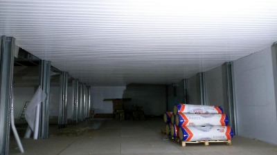 Модульное здание АБК из блок-контейнеров в Курске - Мираторг - внутренняя отделка 