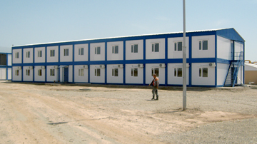 Модульные здания быстровозводимые общежития - из 48 блок-контейнеров