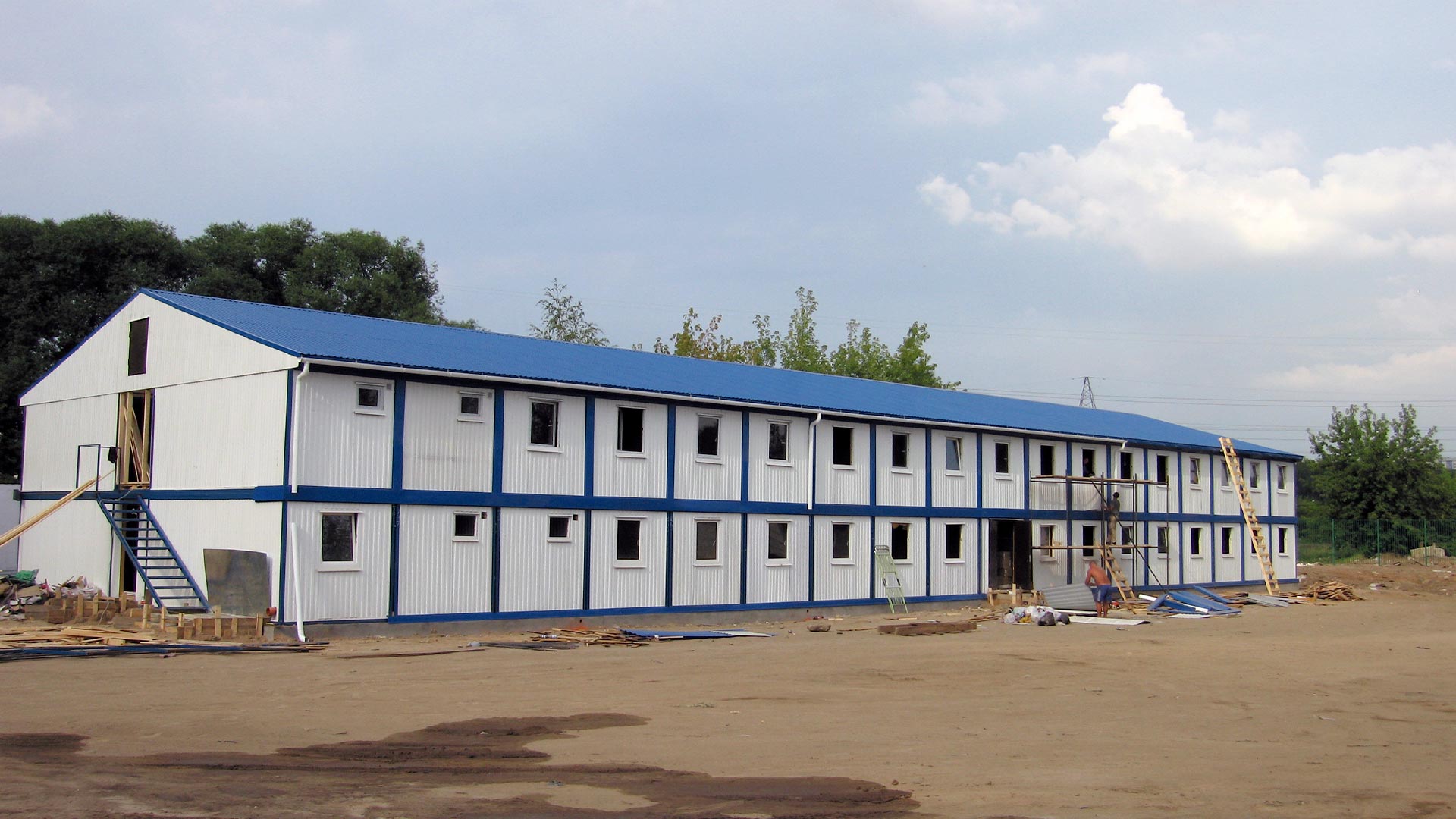 Общежитие из блок-контейнеров для ГБУ Жилищник района Косино